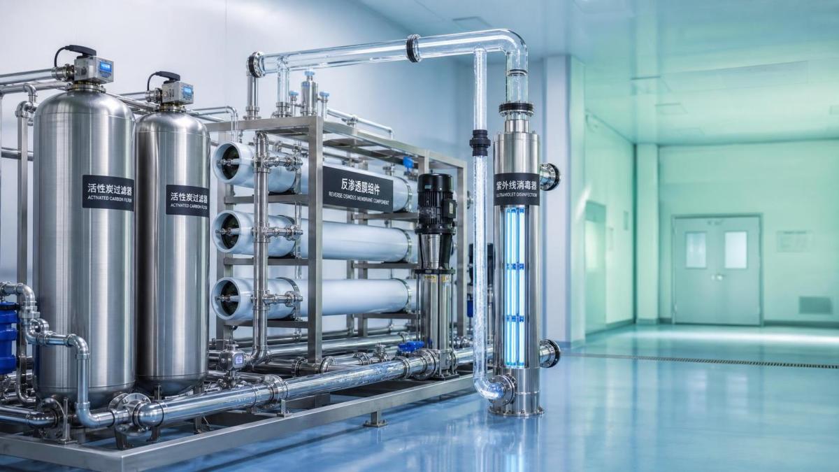 What are the five different types of water purification systems?
