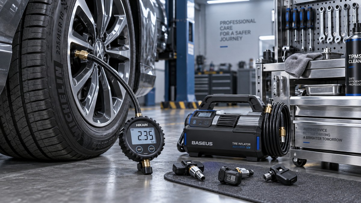 لماذا يظل ضوء نظام مراقبة ضغط الإطارات (TPMS) مضاءً بعد نفخ إطارات السيارة؟