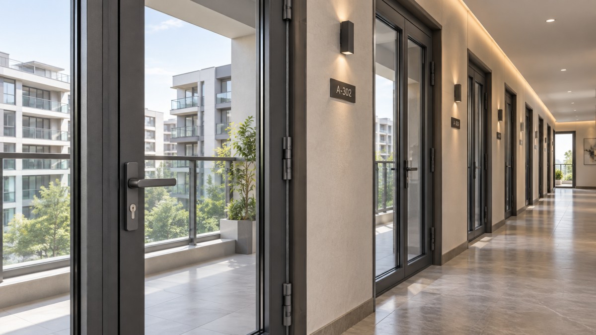 Aluminium Doors for Multi-Unit Projects: Comparing Finish Durability and Lead Times أبواب الألمنيوم للمشاريع متعددة الوحدات: مقارنة متانة التشطيبات ومهل التوريد