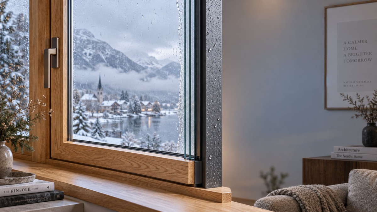 Wood Aluminum Windows: Evaluating Thermal Performance in Cold and Humid Climates نوافذ الخشب والألمنيوم: تقييم الأداء الحراري في المناخات الباردة والرطبة