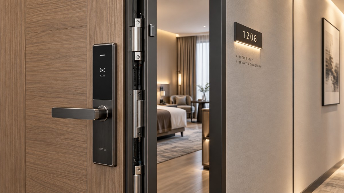 Smart Home Ready Doors: Integration Requirements for Locks, Sensors, and Access Control أبواب جاهزة للمنزل الذكي: متطلبات التكامل للأقفال والمستشعرات والتحكم في الوصول