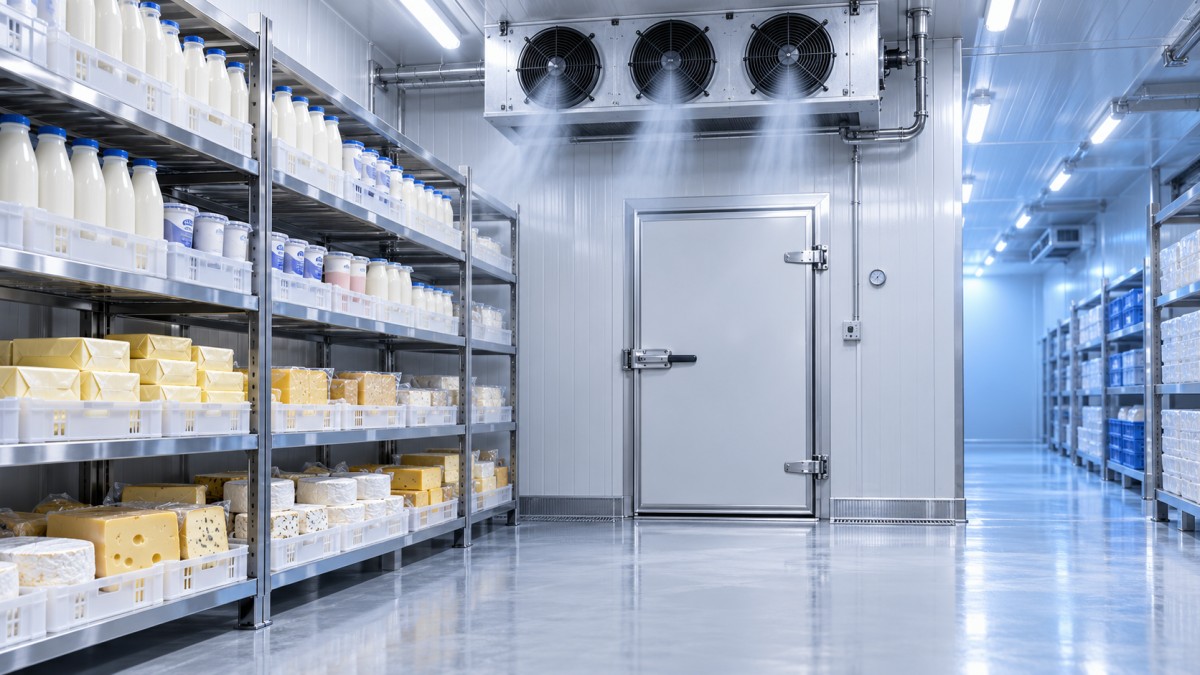 Choosing a cold room temperature for dairy storage اختيار درجة حرارة غرفة التبريد لتخزين منتجات الألبان