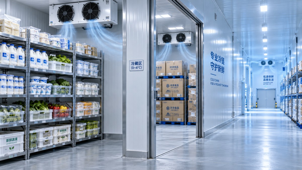Can one cold room temperature suit mixed food products? هل يمكن لدرجة حرارة واحدة في غرفة تبريد أن تناسب منتجات غذائية مختلطة؟