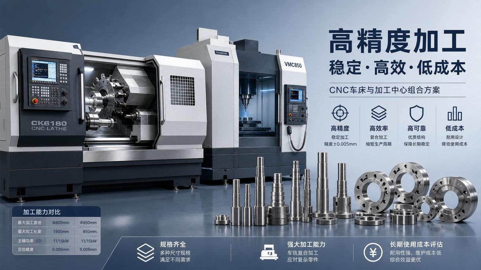 دليل شراء آلات CNC والمخارط: المواصفات الرئيسية, والسعة, والتكلفة الإجمالية