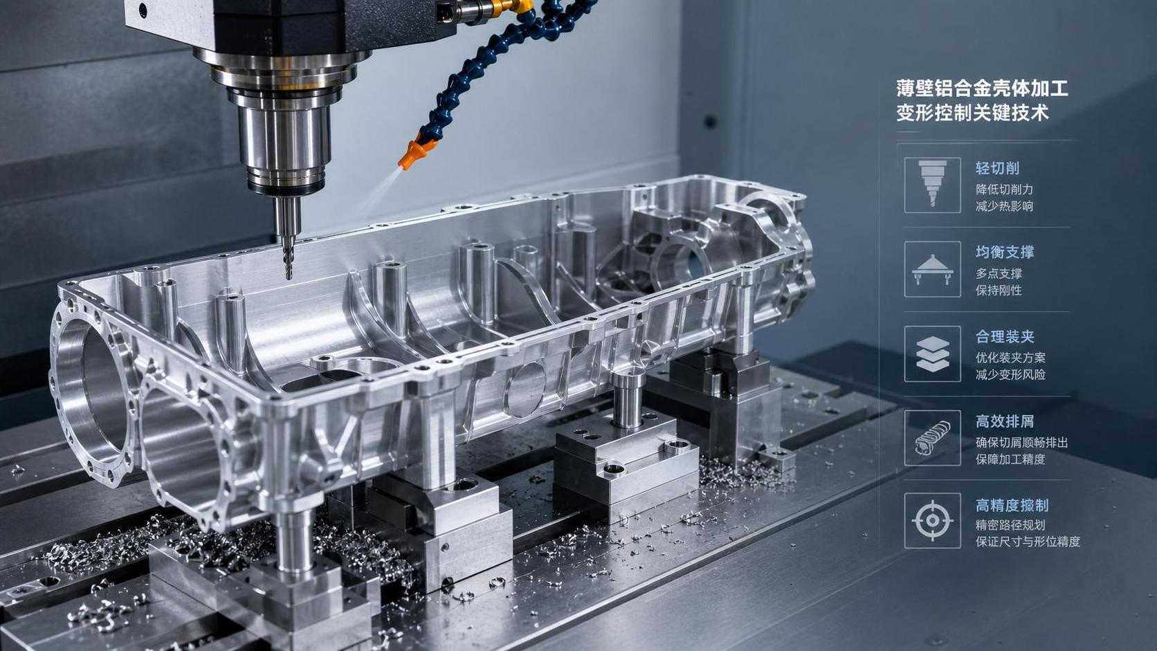 التفريز باستخدام CNC للجدران الرقيقة: كيفية منع التشوه