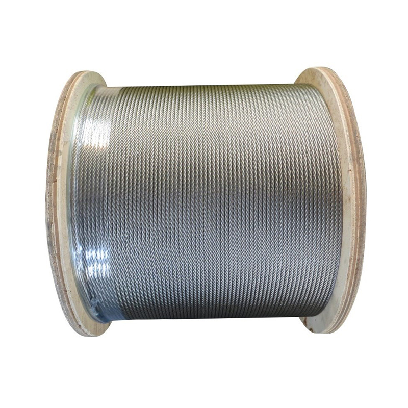 حبل سلكي من الفولاذ المقاوم للصدأ 7x7 0.5-6mm للاستخدام في حبل الغسيل والسياج