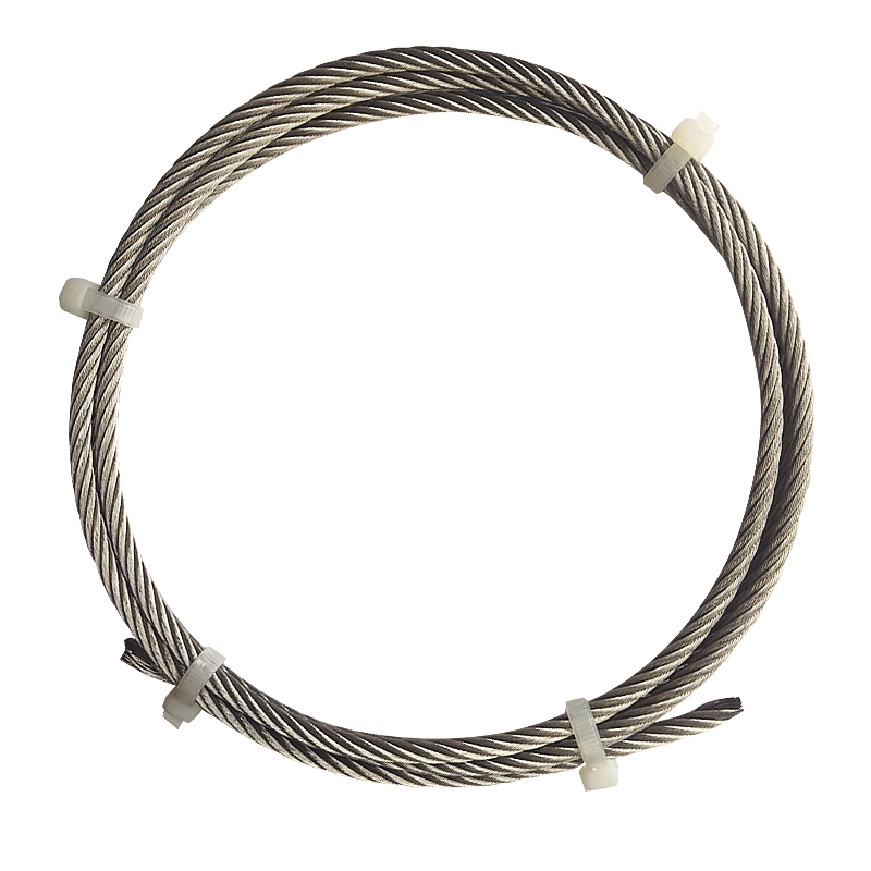 حبل سلكي من الفولاذ المقاوم للصدأ 7x7 0.5-6mm للاستخدام في حبل الغسيل والسياج