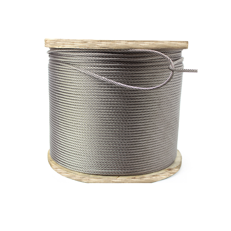حبل سلكي من الفولاذ المقاوم للصدأ 7x19 0.8-14mm للاستخدام في صناعة صيد الأسماك