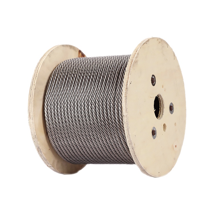 حبل سلكي من الفولاذ المقاوم للصدأ 1x19 بقطر 0.4-5.0mm للاستخدام في قيادة الجر