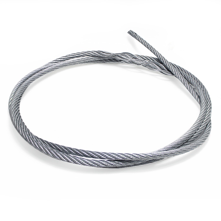حبل سلك فولاذي مجلفن 7x19 3.0-12.0mm للاستخدام في الرافعات 