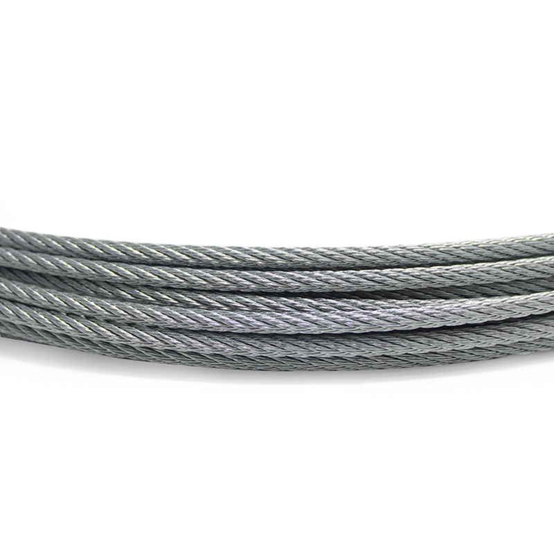 حبل سلكي فولاذي مرن مجلفن 6x7+FC 1.5-10mm كابل فولاذي