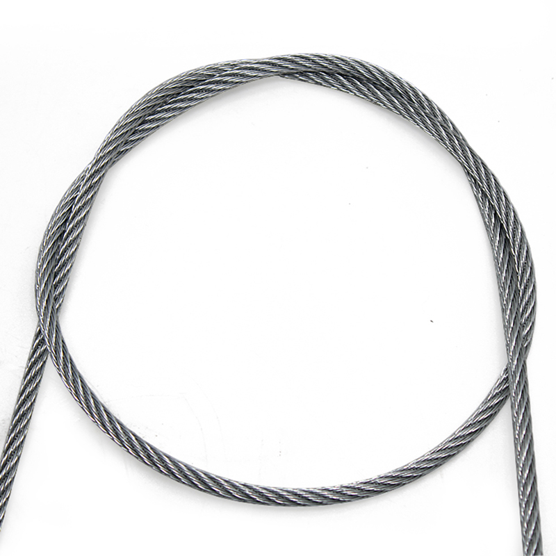 حبل سلكي فولاذي مرن مجلفن 6x7+FC 1.5-10mm كابل فولاذي