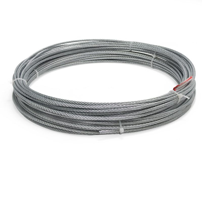 حبل سلكي فولاذي مرن مجلفن 6x7+FC 1.5-10mm كابل فولاذي