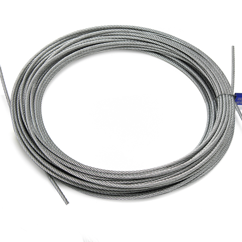 حبل سلكي فولاذي مرن مجلفن 6x7+FC 1.5-10mm كابل فولاذي