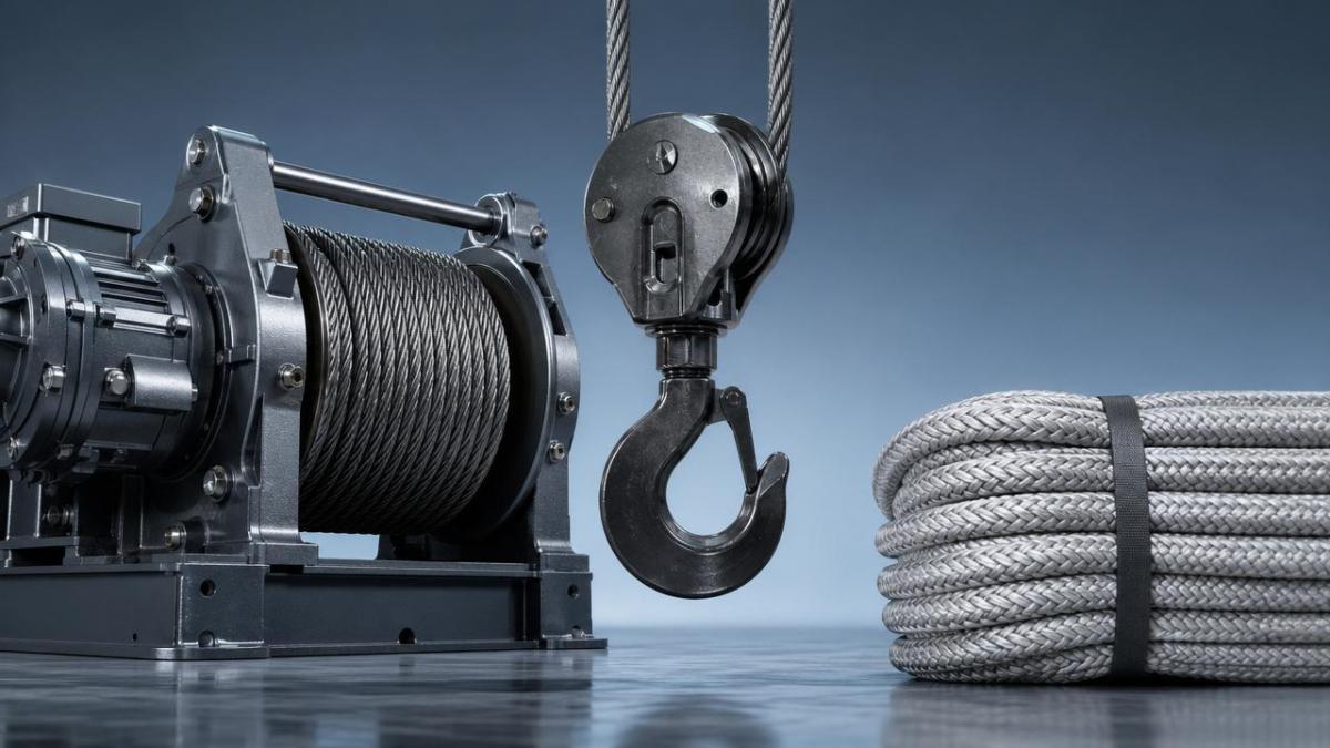 Wire Rope vs Synthetic Rope: What Matters in Heavy Lifting