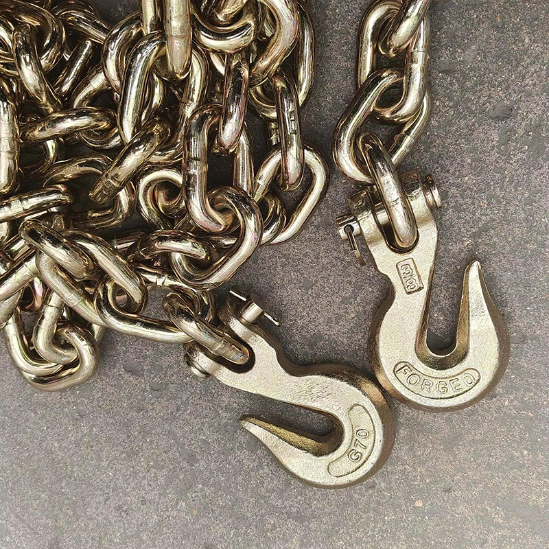 سلسلة سحب الشاحنات NACM90 الصفراء المجلفنة G70 5/16