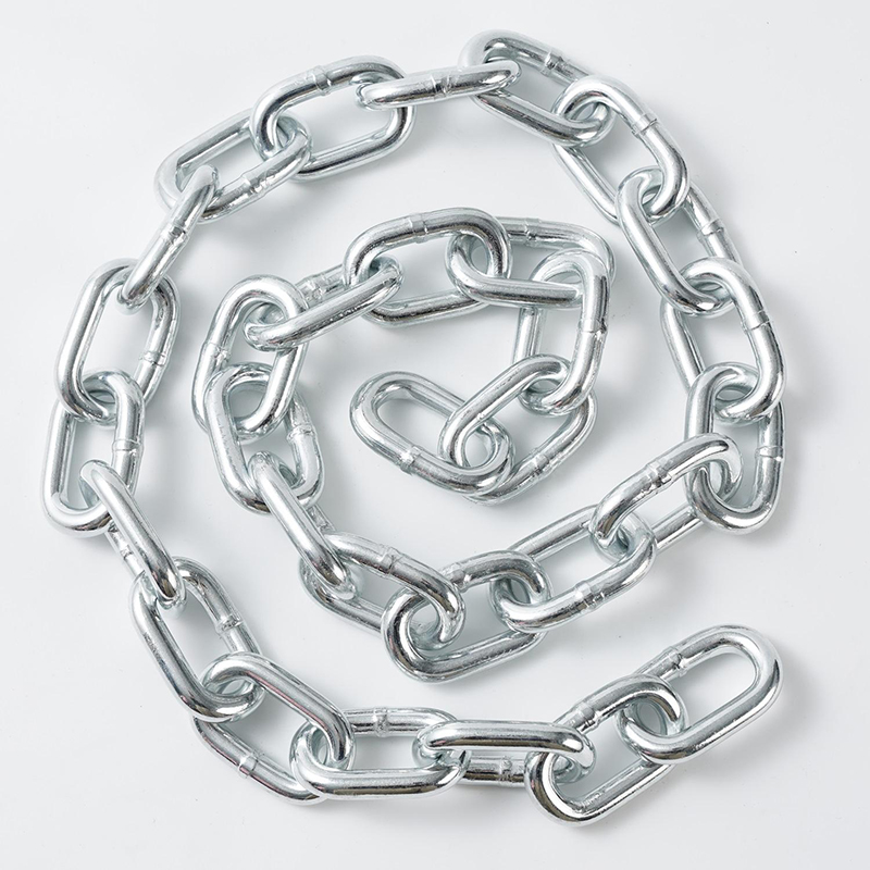 سلسلة ASTM A413-80 القياسية G30 ذات الحلقات المجلفنة Proof Coil، سلسلة وصلات من فولاذ الكربون Q235