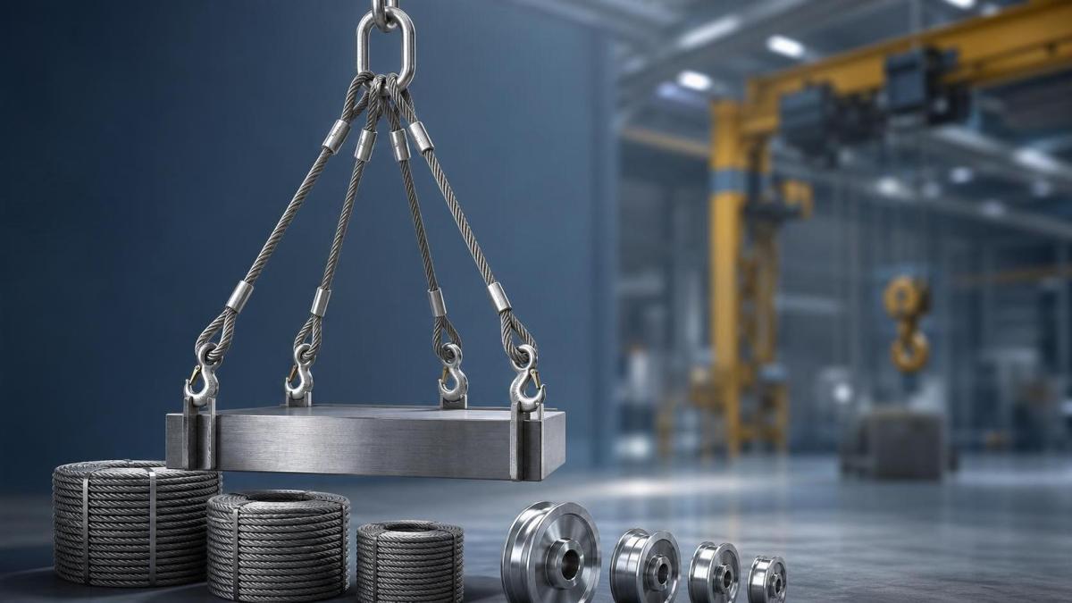 اختيار مقاس الحبل السلكي: كيف يؤثر القطر والتركيب على حمل العمل الآمن