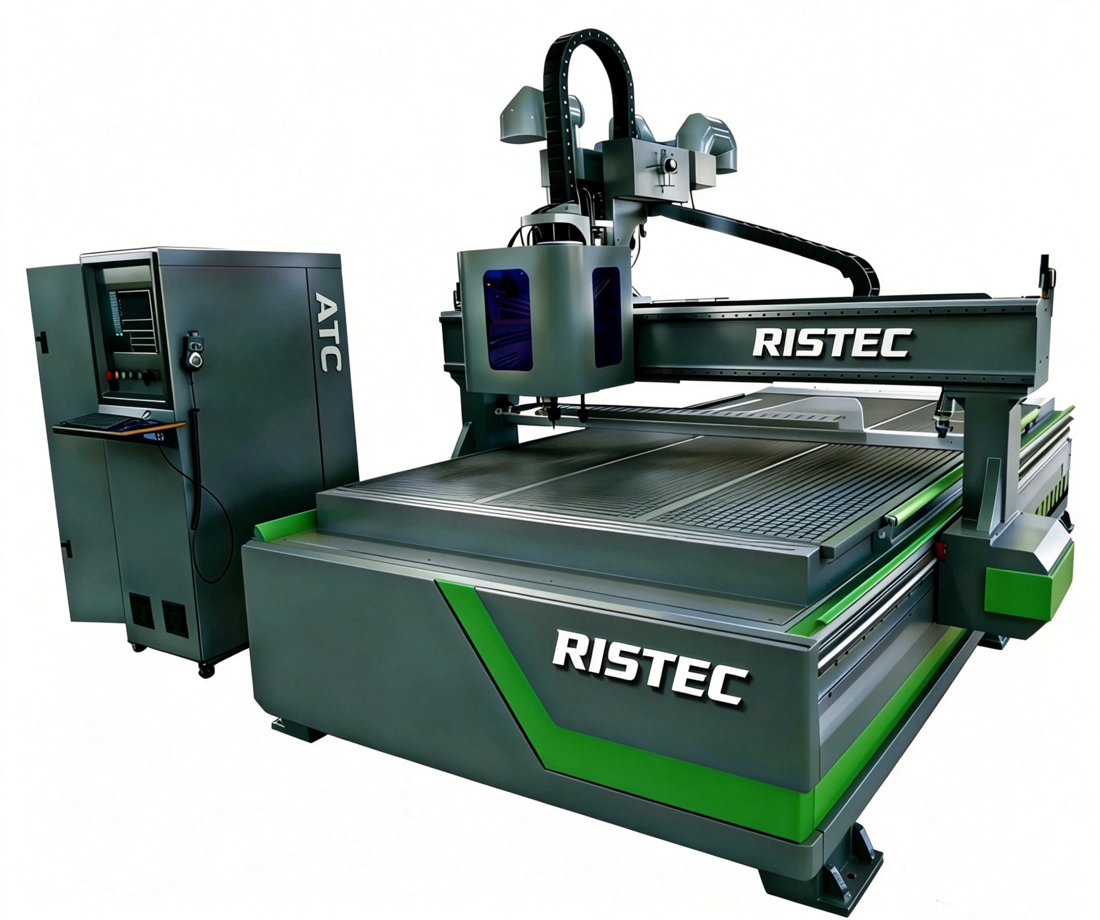 ماكينة راوتر CNC مزودة بـ ATC