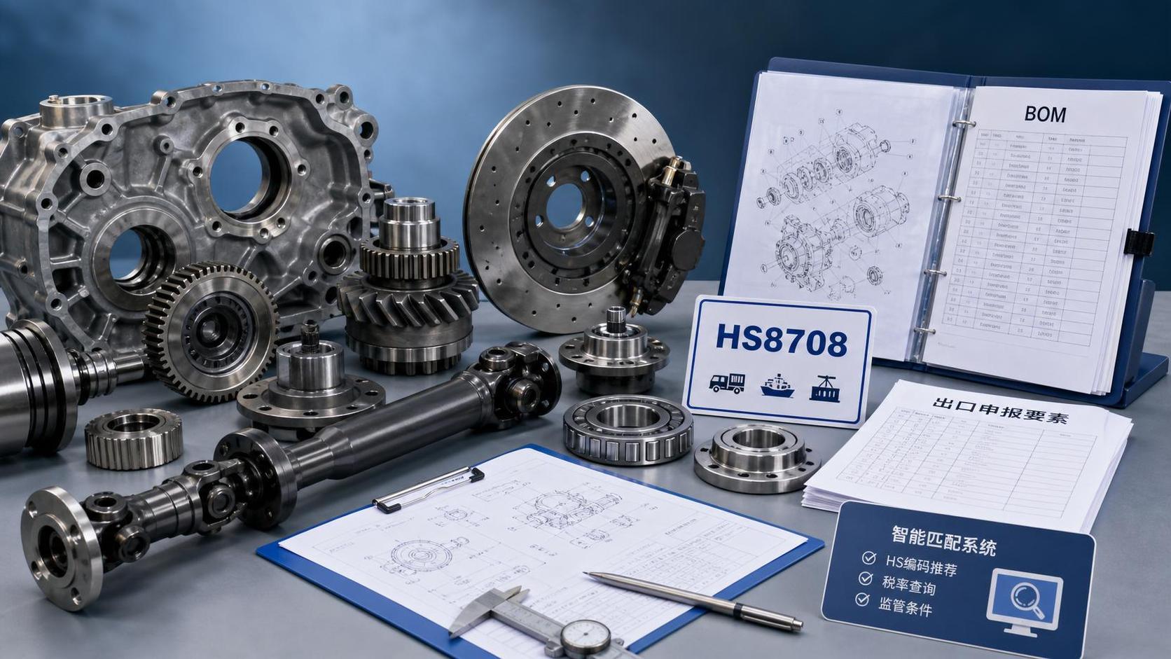 الصين تطلق أداة تصنيف قطع غيار السيارات لـ HS 8708
