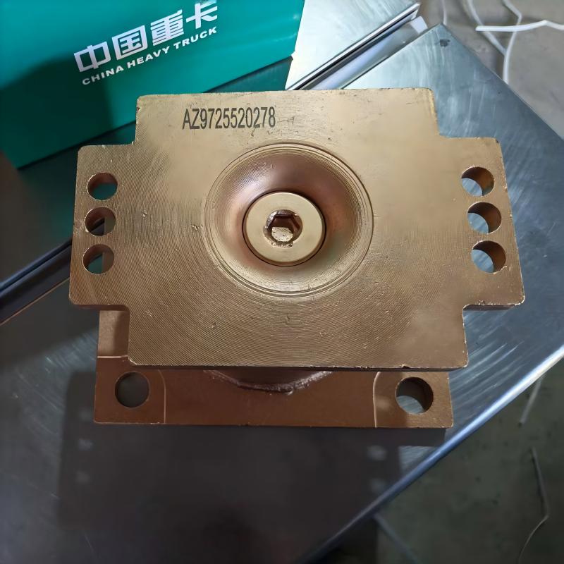 مجموعة دعامة مطاطية SINOTRUK HOWO AZ9725520278 ذات 6 ثقوب ومحمل مطاطي فولاذي