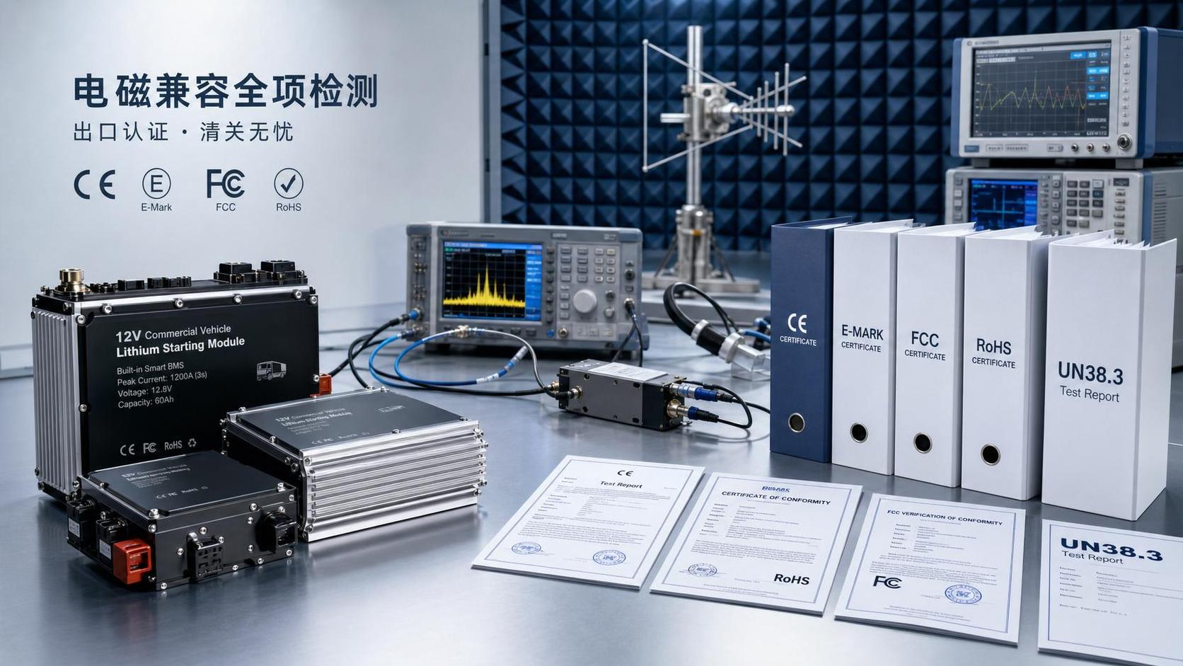 تنهي SASO إعفاء EMC لوحدات الليثيوم 12V للمركبات التجارية