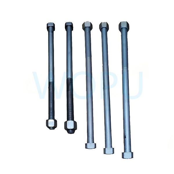 مسامير مركزية لورقة الزنبرك M18x320mm / M18x340mm / M18x360mm / M18x380mm / M18x400mm لمرسيدس-بنز NG SK وBeiben NG80