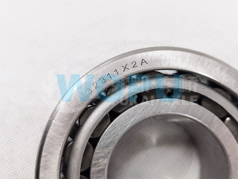 محمل عجلات دوار مخروطي 32311X2A / WG9100032311 لقطع غيار شاحنات SINOTRUK HOWO