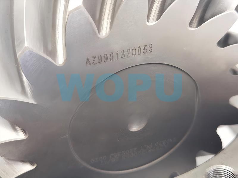 ترس زاوي للحوض AZ9981320153 لقطر محور SINOTRUK HOWO AC16، قطع غيار الشاحنات