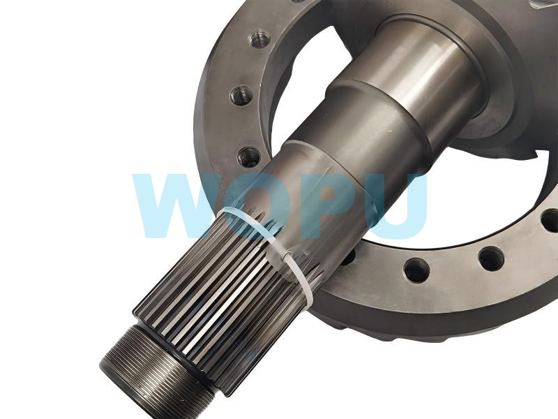 ترس زاوي للحوض AZ9981320153 لقطر محور SINOTRUK HOWO AC16، قطع غيار الشاحنات