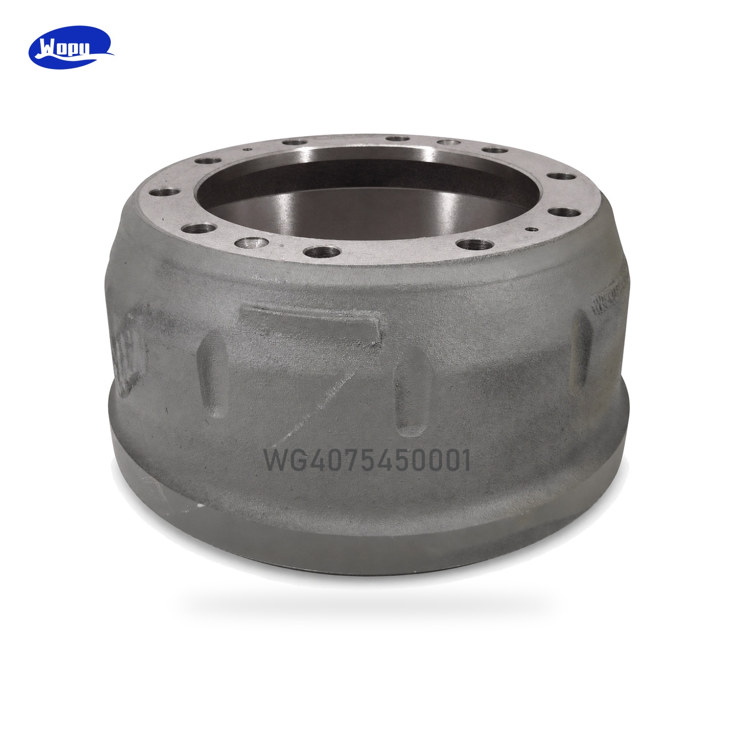 طبلة مكابح Sinotruk HOWO WG4075450001 لقطع نظام مكابح محور الشاحنات الثقيلة