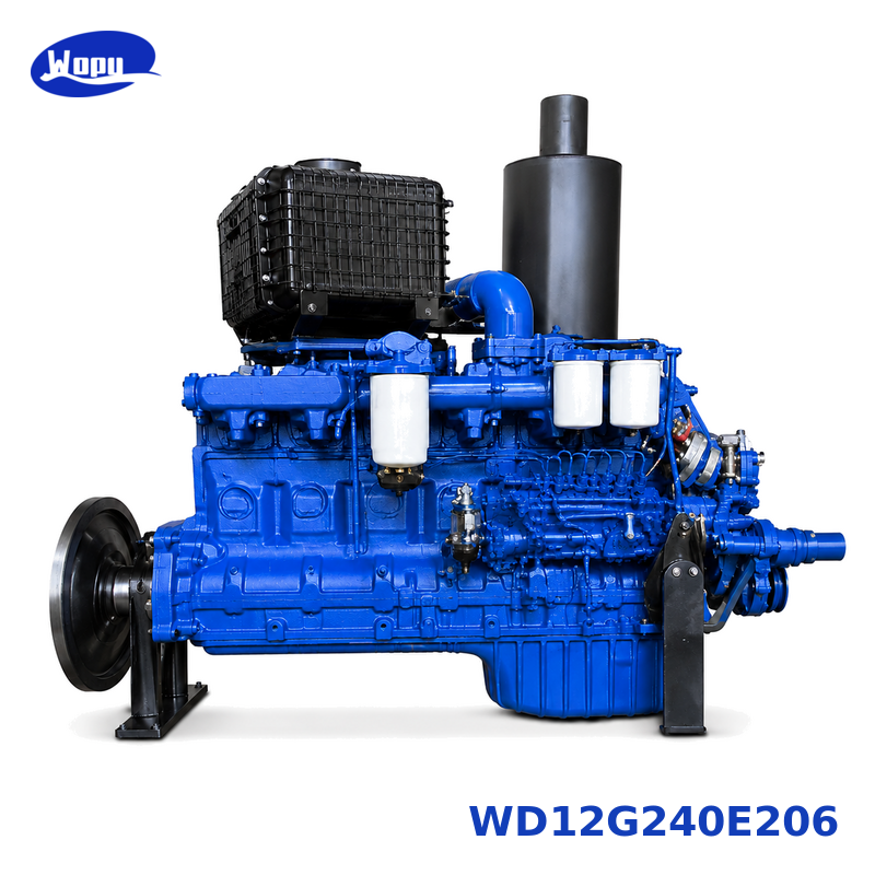 مجموعة محرك الشاحنة WD12G240E206 لقطع محركات الديزل الثقيلة HOWO وSHACMAN وAUMAN