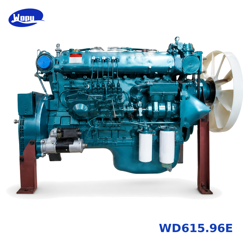 مجموعة محرك الشاحنة WD615.96E لشاحنة HOWO STR الثقيلة من Sinotruk، ضمن قطع محركات الديزل