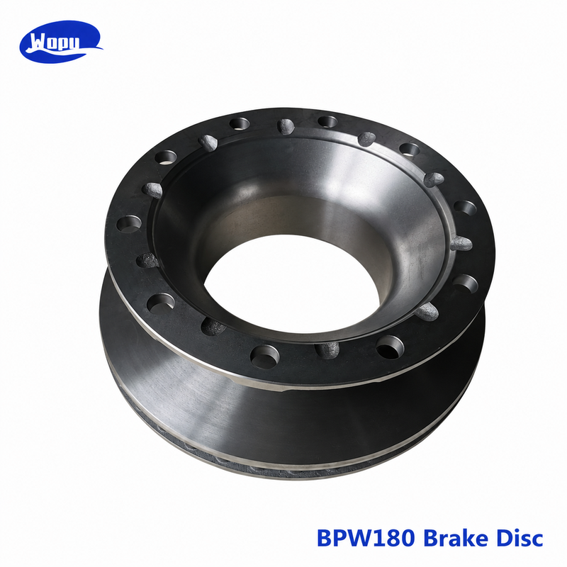 قرص مكابح BPW180، دوار مكابح لشاحنات المقطورات، قطع نظام مكابح قرصية لمحور المقطورة للخدمة الشاقة