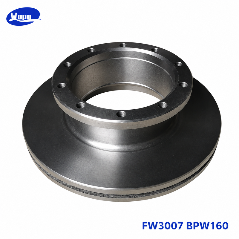 قرص فرامل BPW160 FW3007 لقطع غيار محاور الشاحنات المقطورة ذات الفرامل القرصية للخدمة الشاقة