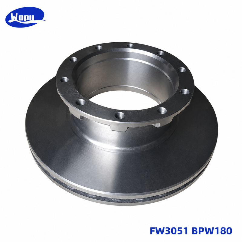 قرص مكابح BPW180 FW3051 لقطع غيار محاور المكابح القرصية للشاحنات الثقيلة والمقطورات