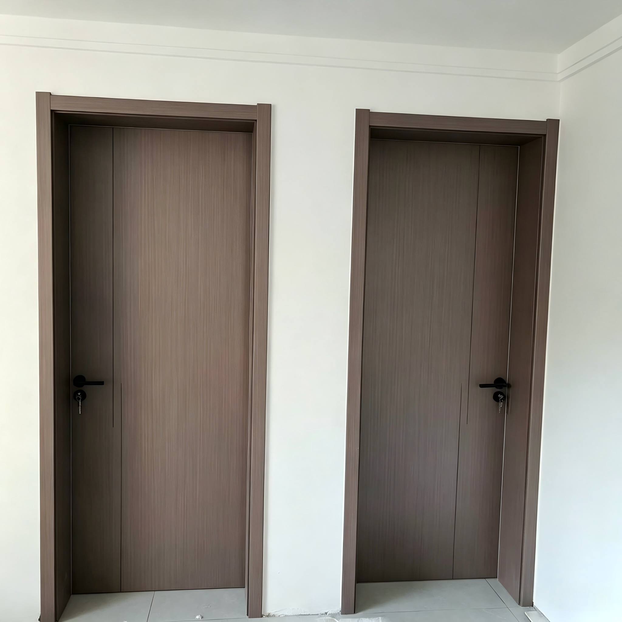 باب داخلي خشبي PVC و MDF ممتاز لسوق أوروبا