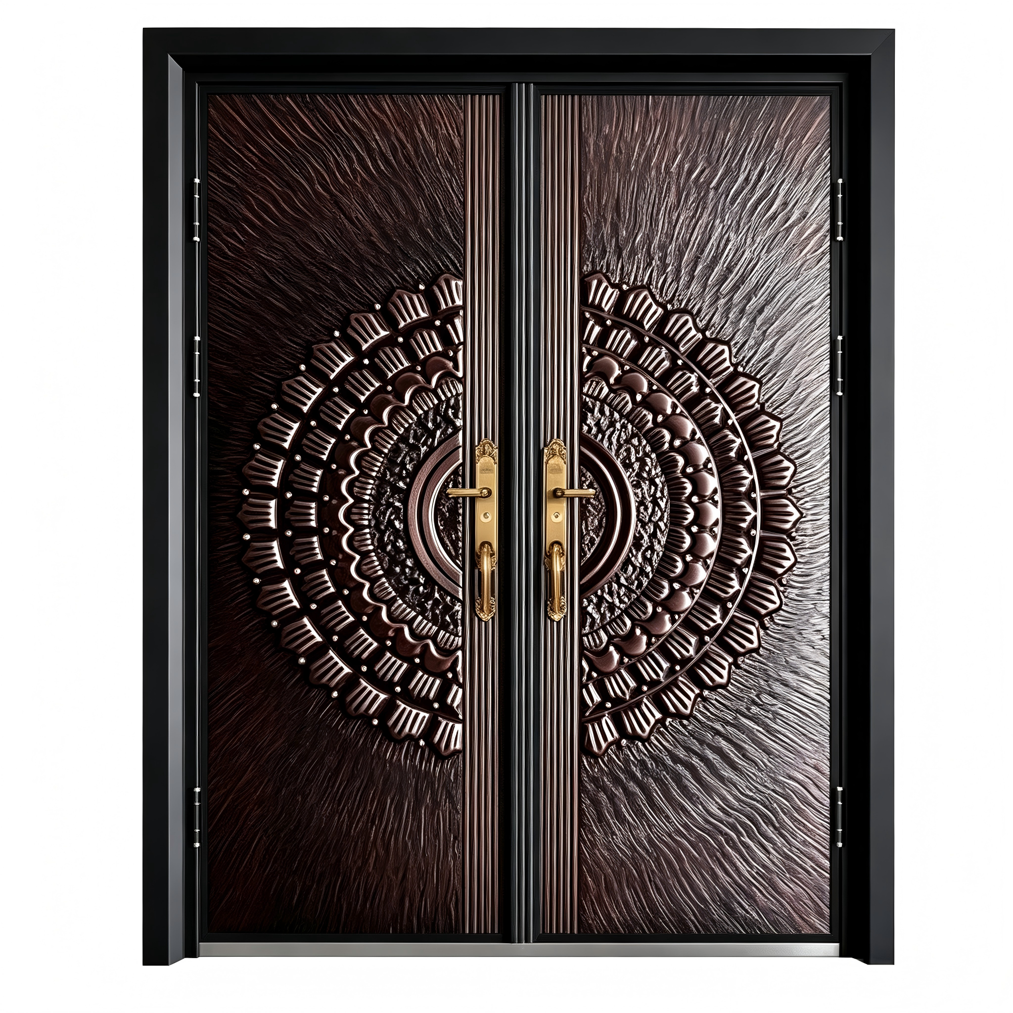أبواب Big Doorsturkey الأمنية أبواب خارجية فولاذية مزدوجة حديثة فاخرة