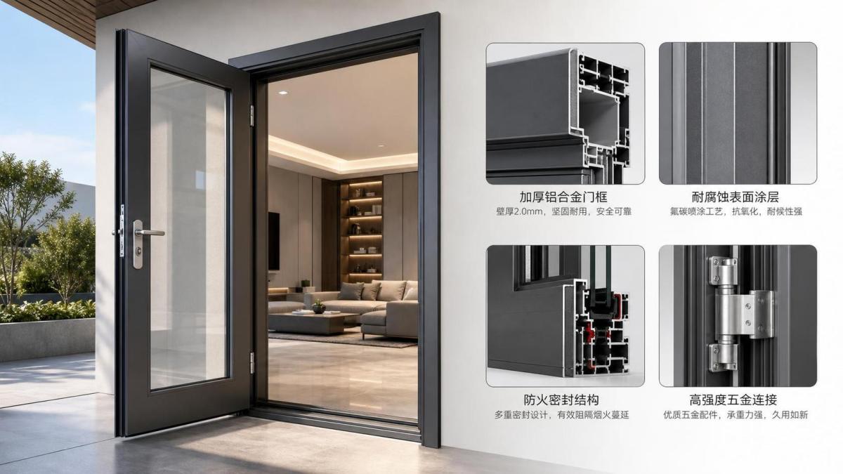 Fire Resistance, Corrosion, and Strength in Modern Aluminum Doors Fire Resistance, Corrosion, and Strength in Modern Aluminum Doors