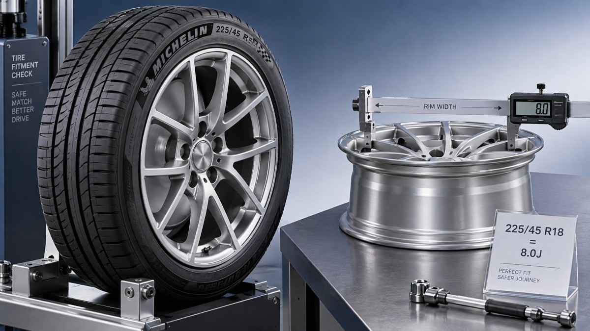 ما مقاس AX688 المناسب لمواصفات العجلات المعتمدة لسيارتك؟