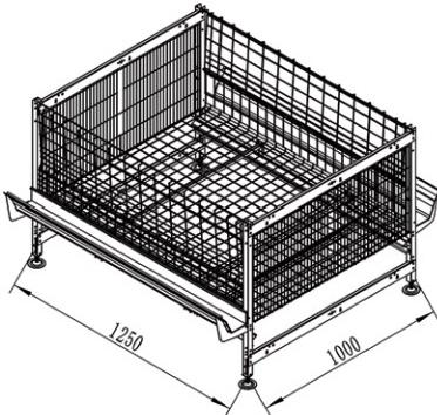 Stacked Broiler Cage System