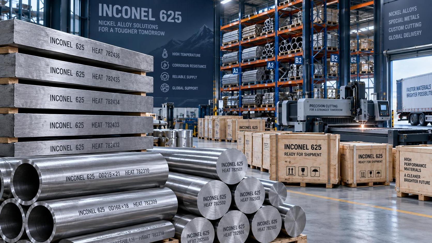 Bir Inconel 625 Tedarikçisinin stok seviyesinin proje takvimlerini nasıl etkilediği