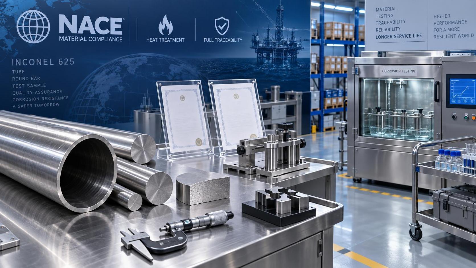 Bir Inconel 625 Tedarikçisi NACE malzeme gerekliliklerini karşılayabilir mi