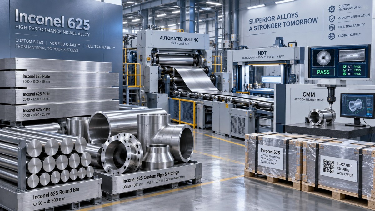 چه زمانی باید Inconel 625 را به‌جای موجودی انبار، از تولیدکننده تأمین کرد