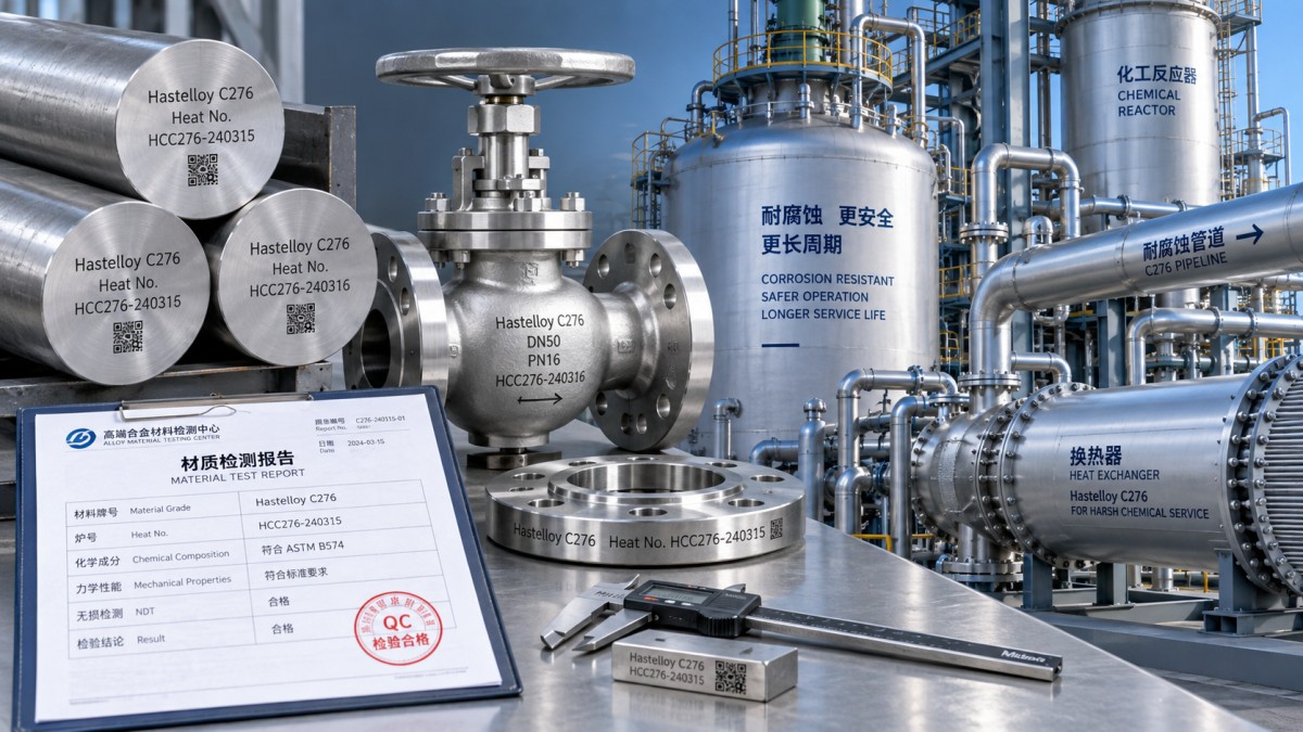 What to evaluate in a Hastelloy C276 manufacturer for chemical plants آنچه باید در یک تولیدکننده Hastelloy C276 برای کارخانههای شیمیایی ارزیابی شود