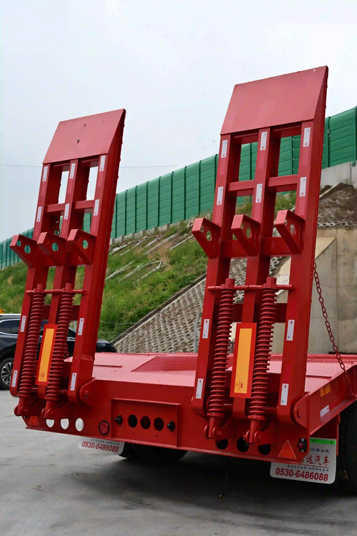3-Axle lowbed gooseneck Trailer