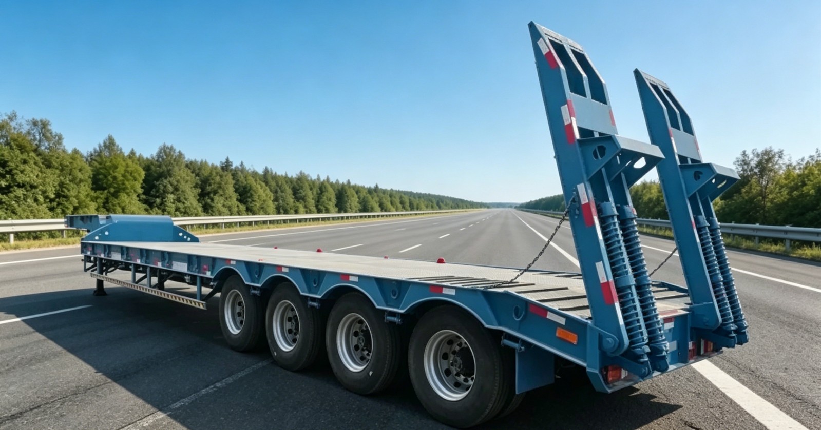 4 Axle Extendable Low Bed Trailer 4 Axle Extendable Low Bed Trailer