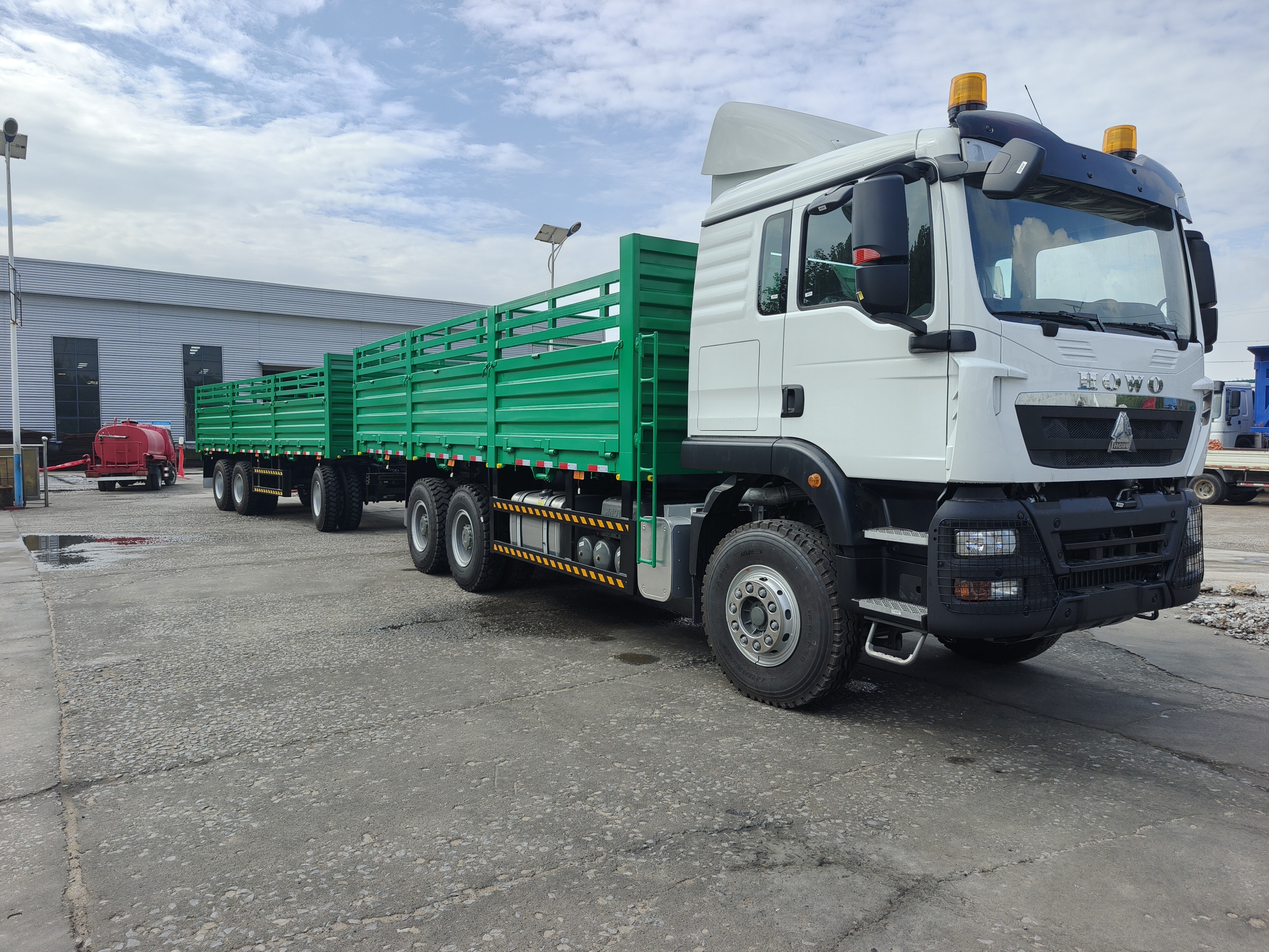 Trela la Axle Tatu la Fence Drawbar