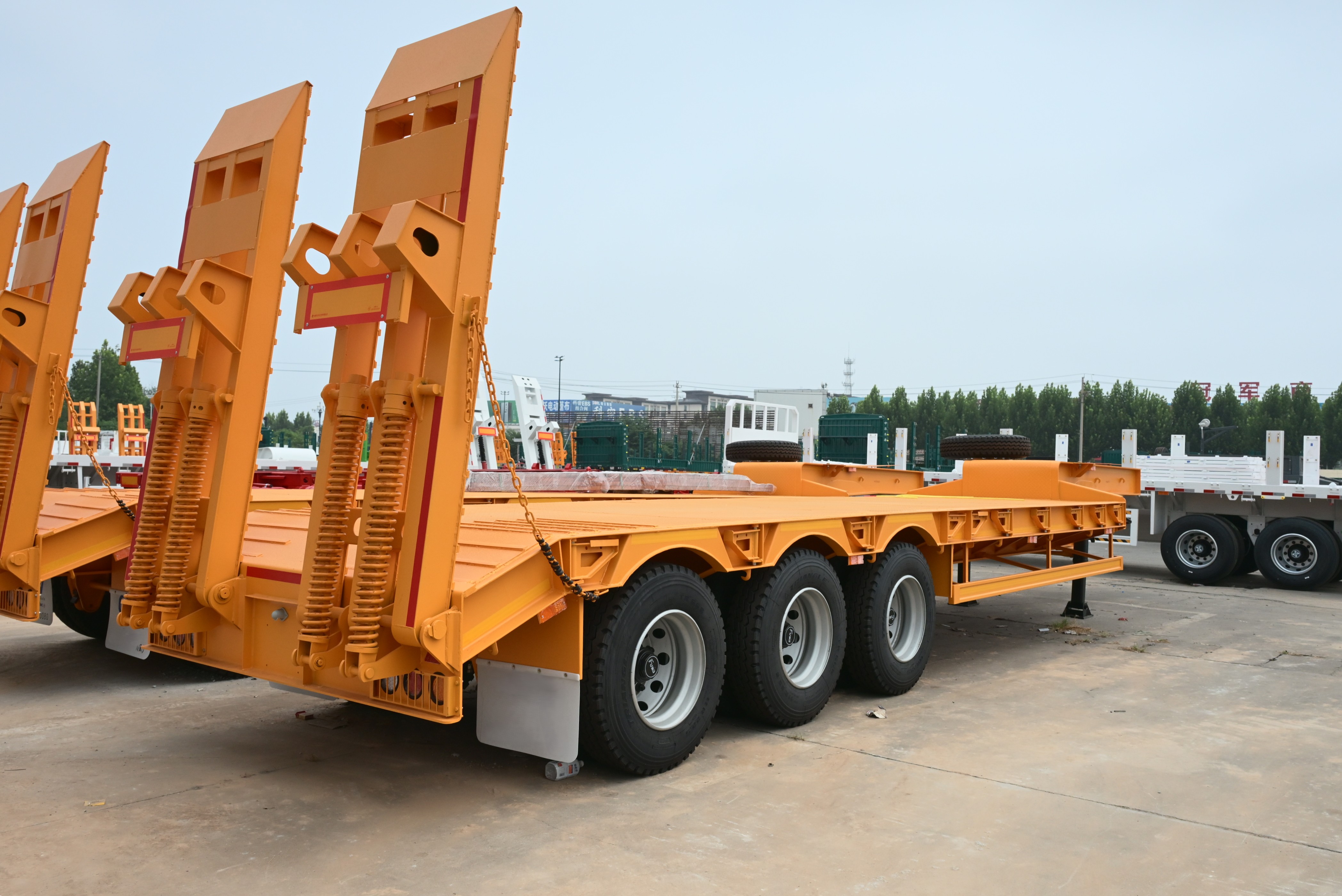 Trela la Lowbed lenye Axle 3