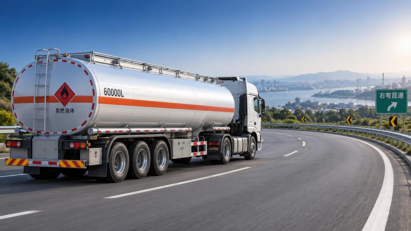 Jinsi ya kupunguza hatari ya kupinduka kwa tanki la mafuta la Gooseneck lenye ekseli 3, 60000L